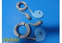 Lot of 2 GE Compatible 5700HAX Ultrasound Fetal Transducers W/ Button ~ 38660