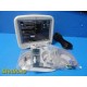 2013 GE Dash 4000 Monitor (CO2 EKG NBP SpO2 T) W/ Dual Batteries & Leads~ 38701
