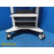 Arthrex Multi-Purpose Rolling Cart W/ 3 Shelves, IV Pole & Power Hub ~ 38280