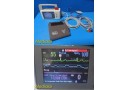 Philips IntelliVue MP2 M8102A Monitor (ECG/SpO₂/NIBP) W/ Battery & Leads ~ 38739
