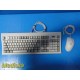 Natus Neurology Input Set – Logitech PS/2 Mouse + Belkin KB-6868 Keyboard ~38329