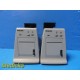 Lot of 2 Philips Model M3176C Recorder/Printers W/ Back Mount ~ 38298