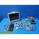 GE Dash 5000 Monitor (SpO2,ECG,IBP,NBP,Temp,CO2) W/ Leads & Batteries ~ 38789