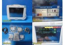 Philips Intellivue MP50 Monitor W/ MMS Press CO Print Modules & Leads ~ 38351