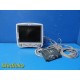 GE Dash 5000 Monitor (SpO2, ECG, NBP, IBP, Temp/CO) W/ Battery & Leads ~ 38345