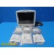 GE Dash 5000 Monitor (SpO2, ECG, NBP, IBP, Temp/CO) W/ Battery & Leads ~ 38345