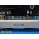 2013 Philips Intellivue MP30 Monitor W/ Printer, MMS Module & NEW Leads ~ 38804