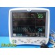 GE Dash 5000 Adult ICU Patient Monitor W/ Printer, Leads & Batteries ~ 38368