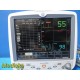 GE Dash 5000 Adult ICU Patient Monitor W/ Printer, Leads & Batteries ~ 38368
