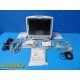 GE Dash 5000 Adult ICU Patient Monitor W/ Printer, Leads & Batteries ~ 38368