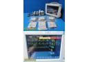 Philips Intellivue MP50 Monitor W/ MMS, Temp, IBP, Print Modules & Leads ~ 38372