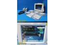 Philips IntelliVue MP20 Monitor W/ 3001A MMS & Extension Module + Leads ~ 38373