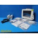 Philips IntelliVue MP20 Monitor W/ 3001A MMS & Extension Module + Leads ~ 38373