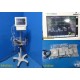 Welch Allyn Propaq CS 242 Patient Monitor W/ GCX Rolling Stand ~ 38800