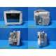 Philips Intellivue MP50 Monitor W/ MMS CO Press Print Modules & Leads ~ 38352