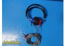 MAICO MX-41/A R Audiometer Headphones W/ Headband & Dual 1/4&rdquo; Audio Jacks ~38457