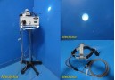 AcuLux AX3001 300Xe Fiber Optic Light Source W/ Stand, Cable & Headlight ~ 38955