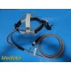 AcuLux AX3001 300Xe Fiber Optic Light Source W/ Stand, Cable & Headlight ~ 38955