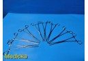 Lot of 8 Codman 30-8090 Rochester-Ochsner Forceps &ndash; 10.5&rdquo; Straight ~ 38498