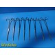 Lot of 8 Codman 30-8090 Rochester-Ochsner Forceps – 10.5” Straight ~ 38498