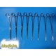 Lot of 8 Codman 30-8090 Rochester-Ochsner Forceps – 10.5” Straight ~ 38498