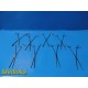 Lot of 8 Codman 30-8090 Rochester-Ochsner Forceps – 10.5” Straight ~ 38498