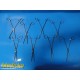 Lot of 8 Codman 30-8090 Rochester-Ochsner Forceps – 10.5” Straight ~ 38498