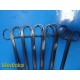 Lot of 6 Miltex Integra Surgical Scissors (Ref 5-200 & Ref 5-187) ~ 38479