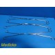 Lot of 6 Miltex Integra Surgical Scissors (Ref 5-200 & Ref 5-187) ~ 38479