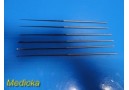 6x V. Mueller Rhoton Elevators & Round Dissectors (VM82-6215/6213/6212) ~ 38485