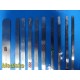 Lot of 10 WECK Pilling Davis Brain Spatulas 1/4″ 3/8″ 3/4″ – Neuro ~ 38919