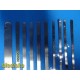 Lot of 10 WECK Pilling Davis Brain Spatulas 1/4″ 3/8″ 3/4″ – Neuro ~ 38919