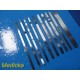 Lot of 10 WECK Pilling Davis Brain Spatulas 1/4″ 3/8″ 3/4″ – Neuro ~ 38919