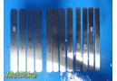 Lot of 12 Codman Davis Brain Spatulas 1/2&Prime; 5/8&Prime; 3/4&Prime; &ndash; Malleable &ndash; Neuro ~38921