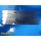 Lot of 12 Codman Davis Brain Spatulas 1/2″ 5/8″ 3/4″ – Malleable – Neuro ~38921