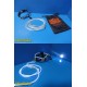 LUXTEC Mini Lux Fiber Optic Surgical Headlight w/ Headband, Cable & Pouch ~38928