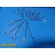 Lot 10 WECK Horizon Open Ligating Clip Appliers | Curved 8" / 11" ~ 38943