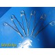 Lot 10 WECK Horizon Open Ligating Clip Appliers | Curved 8" / 11" ~ 38943