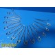 Lot of 14 WECK Horizon 137081 Small Curved Ligating Clip Appliers 8" ~ 38944