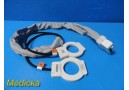 GE Dual 3&Prime; Round MRI Receive Coil Assembly Model 2127315 W/ Cable Jacket ~ 38989