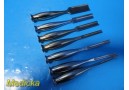 7x Zimmer Richards Jarit Orthopedic Bone Chisels | Straight & Curved | 8" ~38986