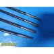 4x Assorted 5mm Laparoscopic Graspers – Dolphin Nose, Johann & Biopsy Cup ~39541