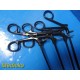 4x Assorted 5mm Laparoscopic Graspers – Dolphin Nose, Johann & Biopsy Cup ~39541