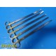 5x Hayden ZBSC-30 Z-Best Parametrium Scissors 12" | 30cm TC Serrated ~ 39546