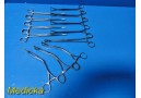 12x Surgical Grasping Forceps Collins Pennington Duval Lovelace ~ 39636