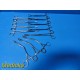 12x Surgical Grasping Forceps Collins Pennington Duval Lovelace ~ 39636