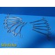 12x Surgical Grasping Forceps Collins Pennington Duval Lovelace ~ 39636