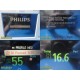 Philips Intellivue MP40 Patient Monitor W/ CO,PRESS,REC,MMS Modules+Leads ~39183