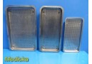 3x Midmark Ritter Autoclave Sterilization Trays - Large | Medium | Small ~ 39230