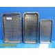 3x Midmark Ritter Autoclave Sterilization Trays - Large | Medium | Small ~ 39230